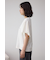 ラッフルスリーブロゴTシャツ