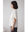 ラッフルスリーブロゴTシャツ