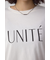 ラッフルスリーブロゴTシャツ