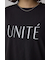 ラッフルスリーブロゴTシャツ
