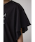 ラッフルスリーブロゴTシャツ