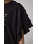 ラッフルスリーブロゴTシャツ