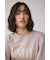 ラッフルスリーブロゴTシャツ