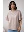 ラッフルスリーブロゴTシャツ