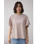 ラッフルスリーブロゴTシャツ