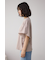ラッフルスリーブロゴTシャツ