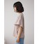 ラッフルスリーブロゴTシャツ