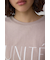 ラッフルスリーブロゴTシャツ