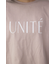 ラッフルスリーブロゴTシャツ