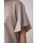 ラッフルスリーブロゴTシャツ