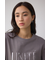 ラッフルスリーブロゴTシャツ