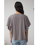 ラッフルスリーブロゴTシャツ
