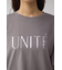 ラッフルスリーブロゴTシャツ