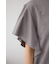 ラッフルスリーブロゴTシャツ