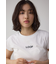 グリッタープリントTシャツ