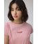 グリッタープリントTシャツ