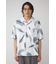ジョーゼットプリント開襟シャツ