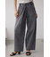 AZUL DENIM フロントタックワイドデニム