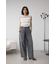 AZUL DENIM フロントタックワイドデニム