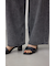 AZUL DENIM フロントタックワイドデニム
