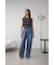 AZUL DENIM フロントタックワイドデニム