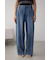 AZUL DENIM フロントタックワイドデニム