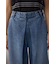 AZUL DENIM フロントタックワイドデニム