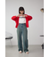 Wジップメッシュニットカーディガン
