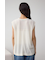 シアーワッフルノースリーブTシャツ