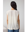 シアーワッフルノースリーブTシャツ