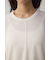 シアーワッフルノースリーブTシャツ