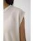 シアーワッフルノースリーブTシャツ