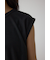 シアーワッフルノースリーブTシャツ