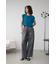 シアーワッフルノースリーブTシャツ