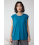 シアーワッフルノースリーブTシャツ