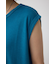 シアーワッフルノースリーブTシャツ