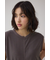 シアーワッフルノースリーブTシャツ
