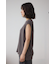 シアーワッフルノースリーブTシャツ
