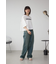 フロッキープリントTシャツ