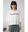 フロッキープリントTシャツ