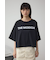 フロッキープリントTシャツ