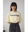 フロッキープリントTシャツ