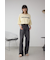 フロッキープリントTシャツ
