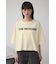 フロッキープリントTシャツ