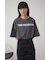 フロッキープリントTシャツ