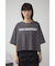 フロッキープリントTシャツ