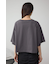 フロッキープリントTシャツ