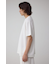 C／TネックジャガードシリコンネームTシャツ