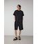 C／TネックジャガードシリコンネームTシャツ