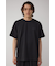 C／TネックジャガードシリコンネームTシャツ